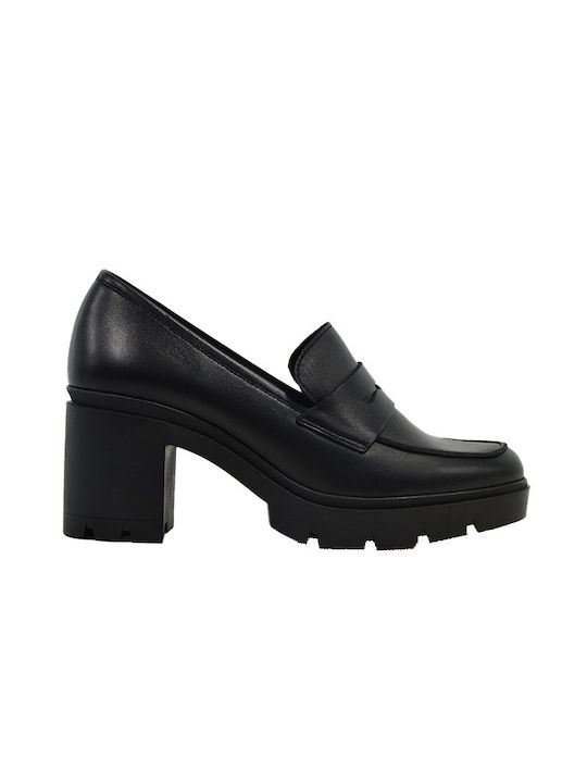 Ragazza Leder Pumps Schwarz