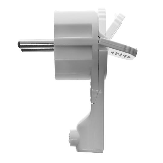 Awtools Flat Angle Plug 10pcs White Wt-16up