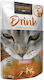 Leonardo Drink Wet Food for Adult Cats in Pouches with Duck and Chicken 40gr