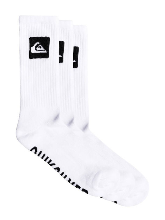 Quiksilver Ανδρικές Κάλτσες White 3Pack Quiksilver Ανδρικές Κάλτσες White 3Pack