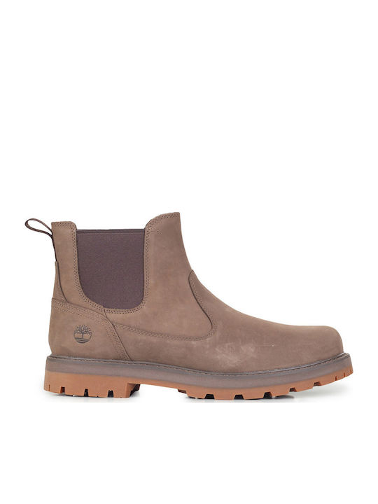 Leather Brown Chelsea Boots