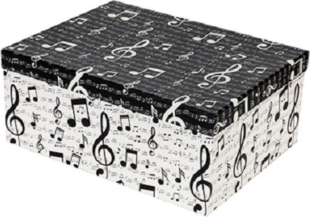 I-Total Hârtie Cutie pentru Cadou Multicolor 31x13.5x23cm.