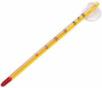 Aqua Nova Glass Thermometer Yellow