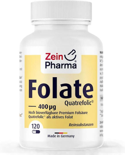 Zein Pharma Фолат Quatrefolic 400 мкг 120 капсули