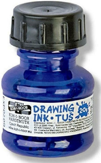 Koh-I-Noor Replacement Ink for Fountain Pen Blue 20ml