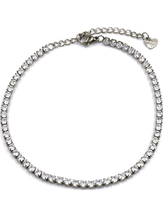 Awear Lumina Fußarmband aus Stahl 22cm