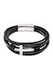 Bode Herren Armband Identität mit Kreuz Design aus Leder