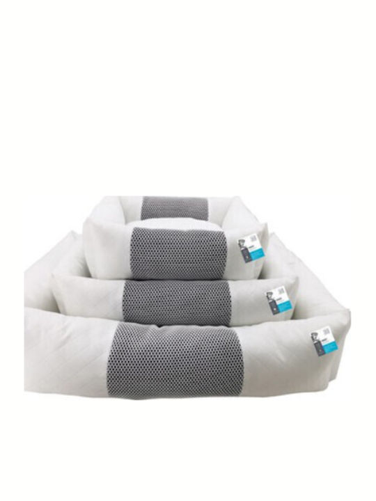 M-Pets Καναπές Σκύλου Λευκός 85x65εκ.