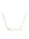 Dio Jewellery Lab Necklace from Gold Plated Silver with Name Option