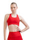 Lismina Women's Sports Bra without Padding Red