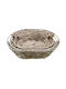 Lalos Set of 3 Wicker Baskets Fiji Dark Natural 9151