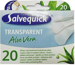 Salvequick Plasturi Transparente cu Aloe Vera