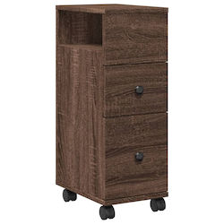 vidaXL Bathroom Cabinet L23xW33xH65cm Oak