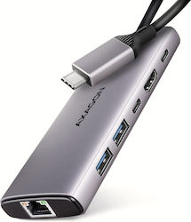Axagon USB Hub 6 Θυρών (USB-C) Axagon USB Hub 6 Θυρών (USB-C)