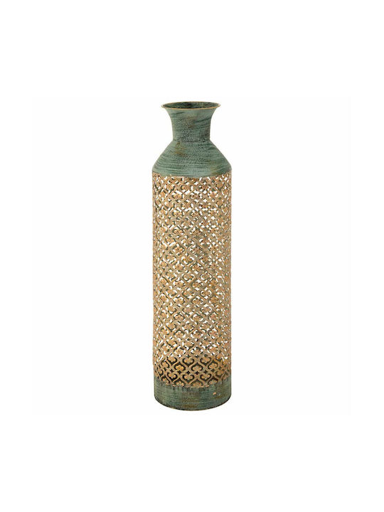 Alexandra House Living Gold Iron Vase 18 X 69 X 18 Cm