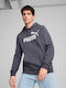 Big Logo Sweatshirt mit Kapuze Galactic Grey
