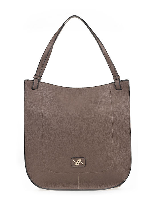 Verde Γυναικεία Τσάντα Shopper Ώμου Puro