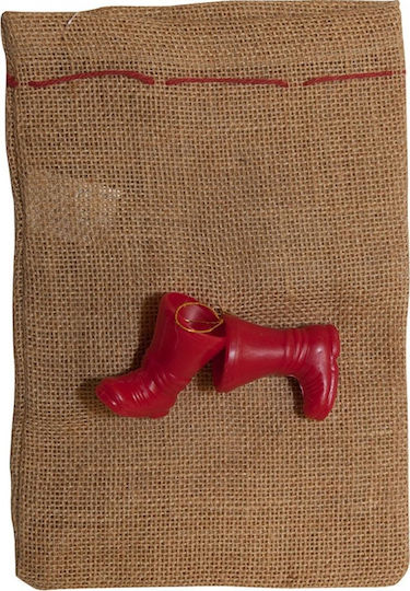 Geschenktüte Folienpapier Schuhe 17x25cm Natur