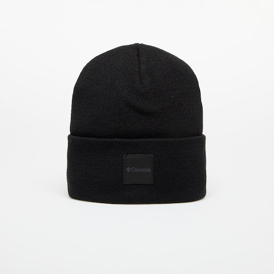 City Trek Heavyweight Beanie Unisex Beanie Knitted in Black color