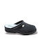 FAME Leder Clogs Schwarz