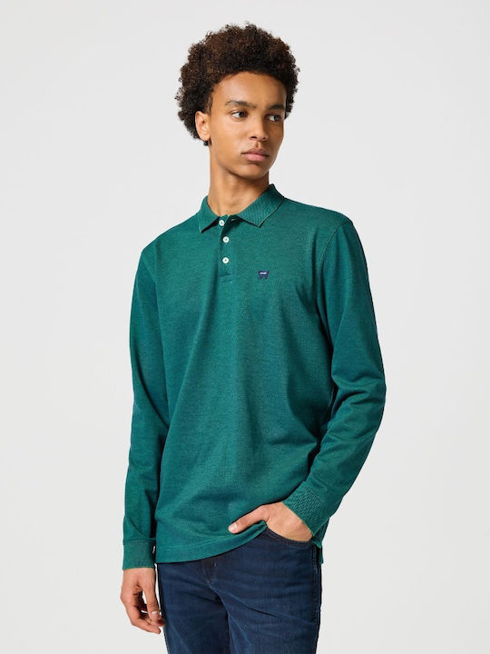 Wrangler Bluza Bărbătească Polo Verde