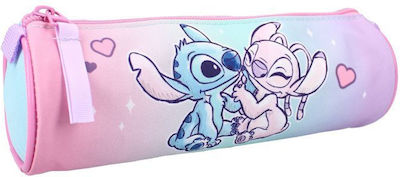 Stitch + Angel Hello Cutie Barrel Pencil Case 795-4482