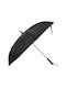 Winddicht Regenschirm Kompakt Schwarz BGD8681126434584