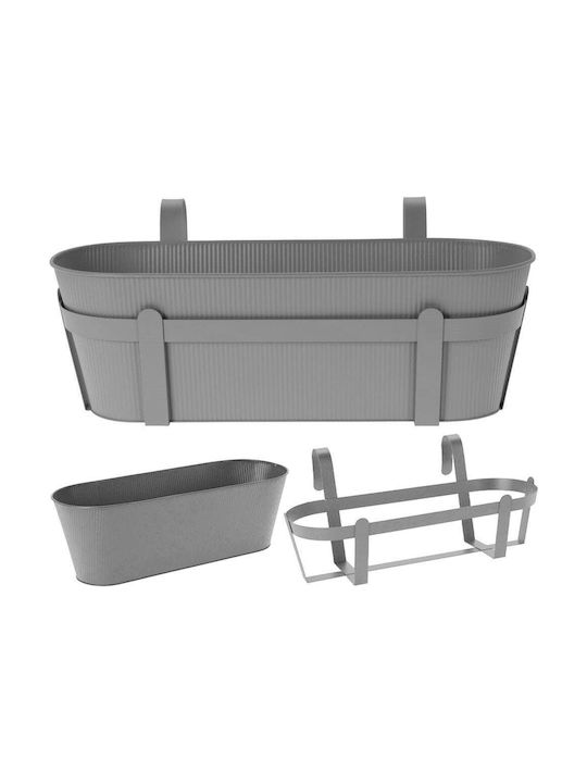 Flower Pot Hanging Grey 12892039