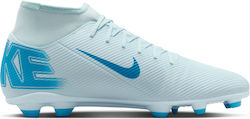 Nike Mercurial Superfly 10 Club FG/MG Футболни Обувки с Бутони Бели