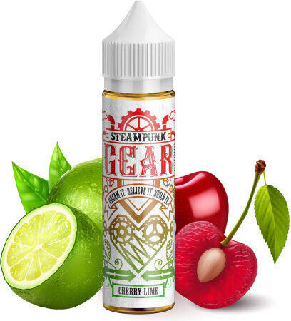 Kirsch Limette 20ml 60ml Steampunk Gear Flavorshots