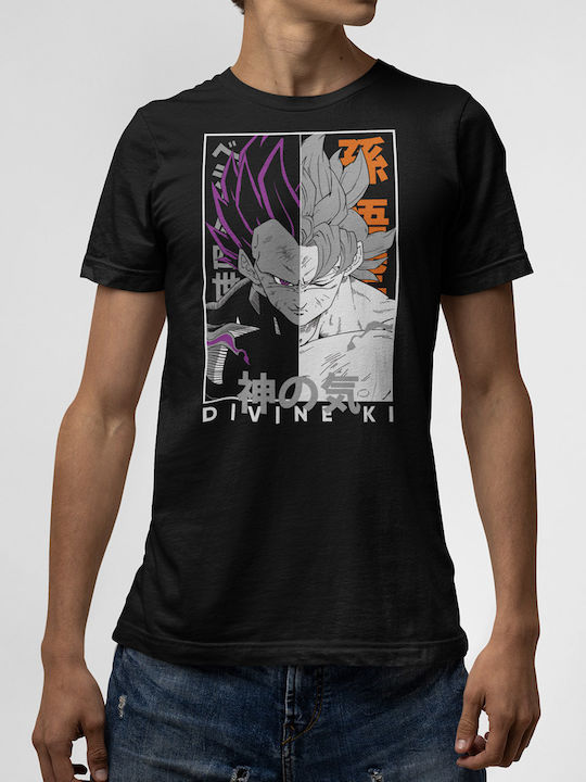 Tricou Negru Vegetta Goku V1