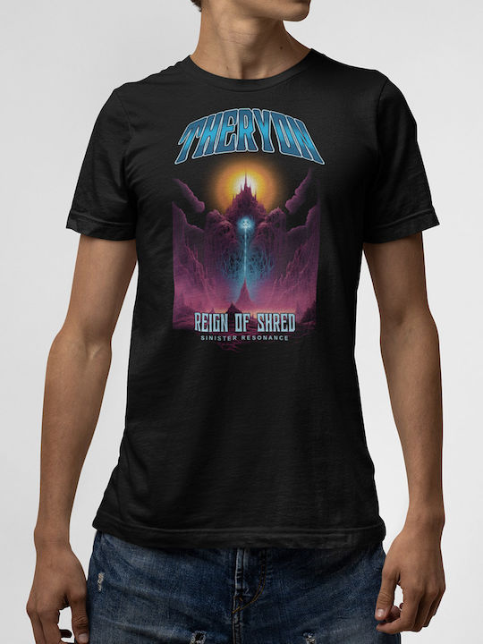 T-Shirt Schwarz Theryon Reign Shred