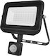 Powertech Waterproof LED Flood Light 30W Natural White 4000K With Motion Sensor IP65