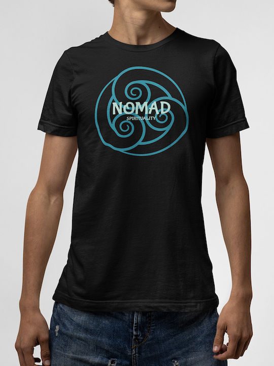 Tricou Negru Spiritualitate Nomadă