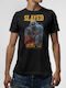 T-shirt Black Slayed Pounding Fury