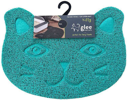 Glee Kitty Toilet Mat Green 30x40cm