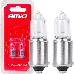 AMiO Lămpi Autoturismului BAx9S Halogen 10W 2buc