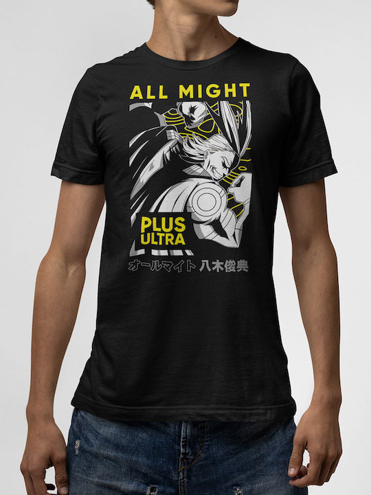 T-shirt Black All Might V1