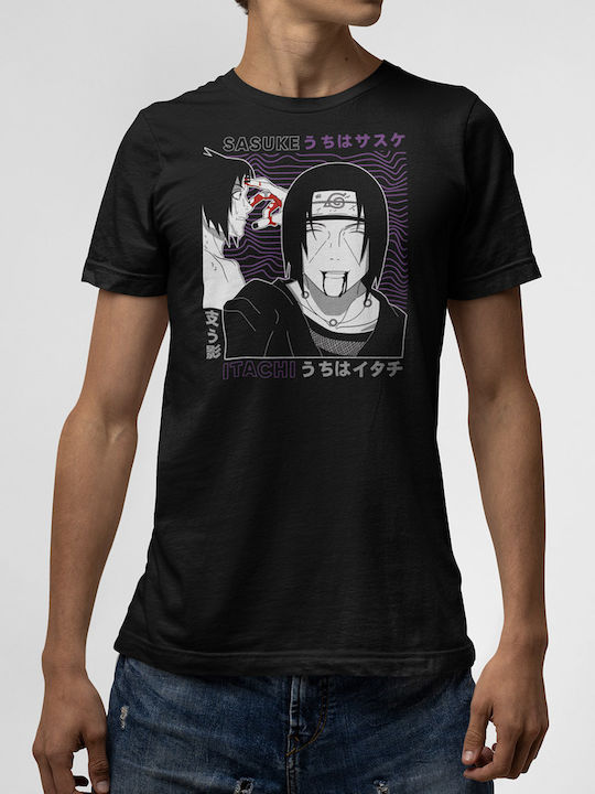 T-shirt Black Itachi Sasuke