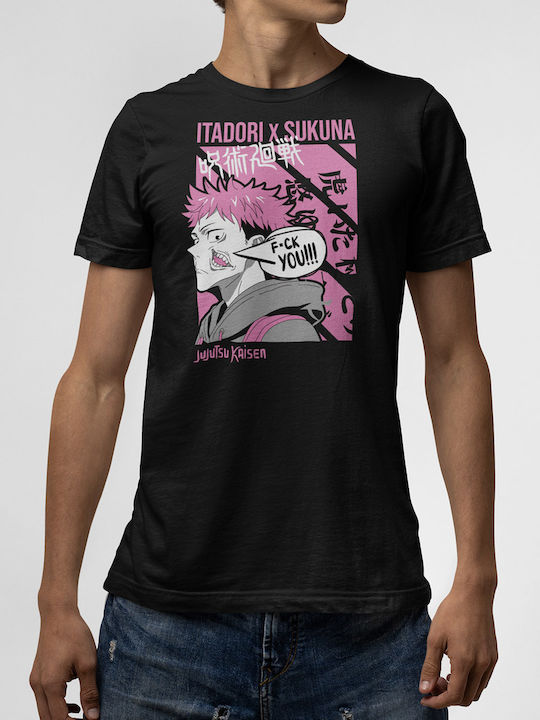 T-shirt Black Itadori Sukuna