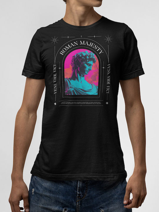 T-shirt Black Roman Majesty