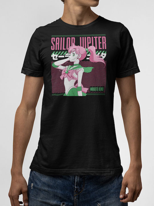 Tricou Negru Sailor Jupiter