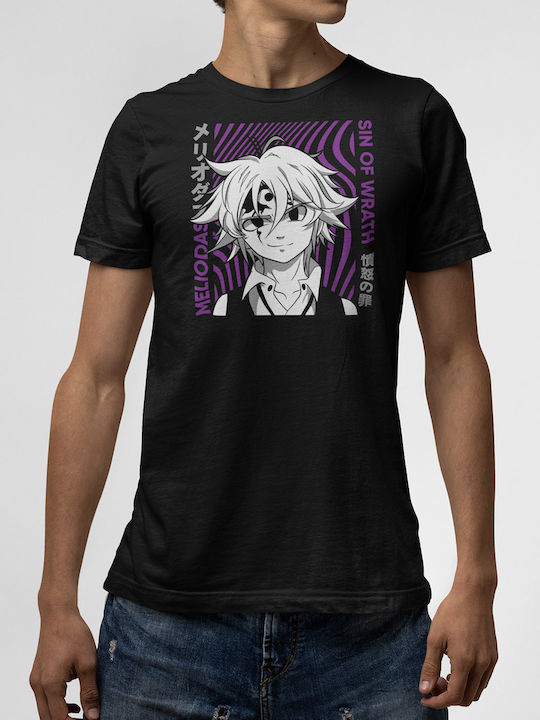 T-shirt Μαύρο Meliodas V2