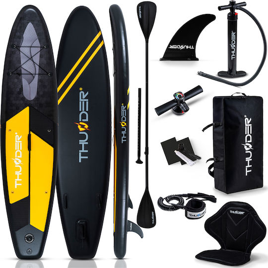 Thunder Inflatable SUP Board 320cm Gonflabilă Placă SUP cu Lungime 3.2m Neagră