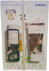 Korres Promo Renewing Body Cleanser Jasmine 250ml & Body Milk Moisturizing Body Lotion Jasmine 200ml 1 set