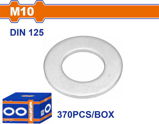 Wadfow Ροδέλα για Βίδα M10mm 370τμχ DIN 125