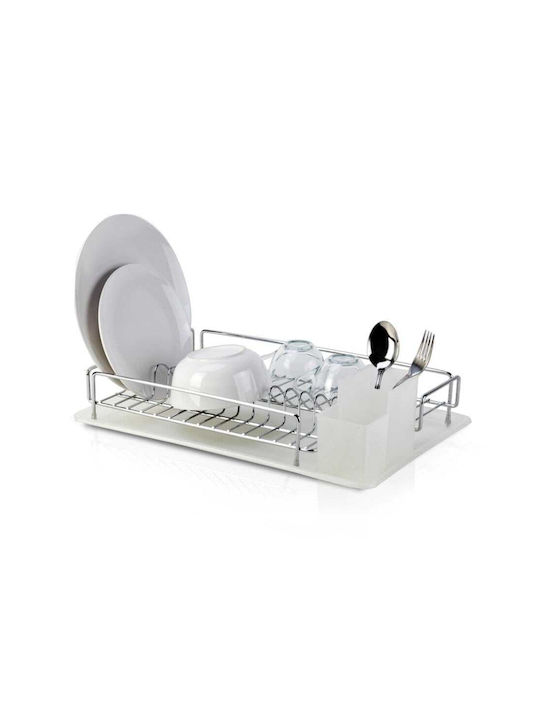 Viosarp Dish Drainer from Stainless Steel Chrome 47x32x9cm