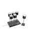 Trio Lighting Επιτραπέζιo Φωτιστικό LED Εξωτερικού Χώρου 1.5W με Ψυχρό Λευκό Φως IP54 Μαύρο