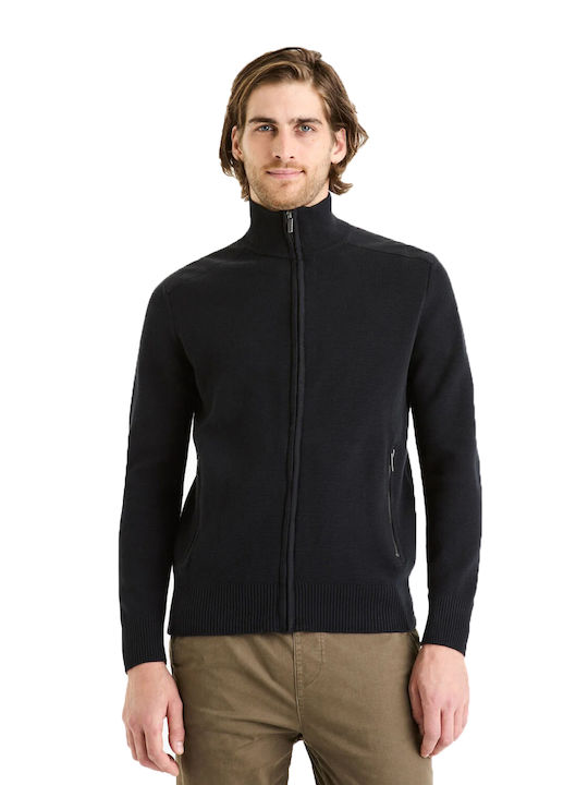 Celio Men's Sweatshirt Jacket Black