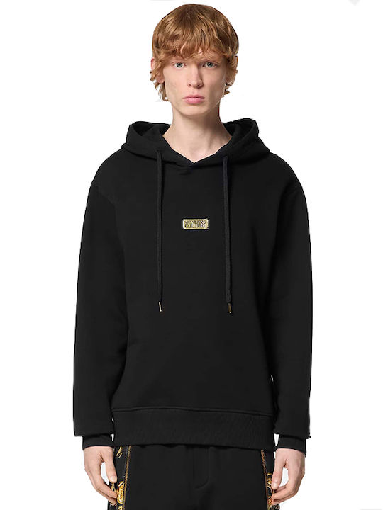 Versace Logo Men's Sweatshirt with Hood black